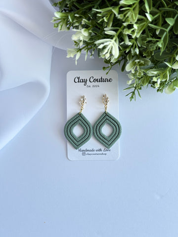 Lightweight Statement Earrings for Women | Elegant Layered Geometric Dangle Earrings | Affordable Everyday Jewelry for Work, Brunch & Date Night