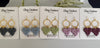 Set of five pairs of  The Elise Dangle Earrings